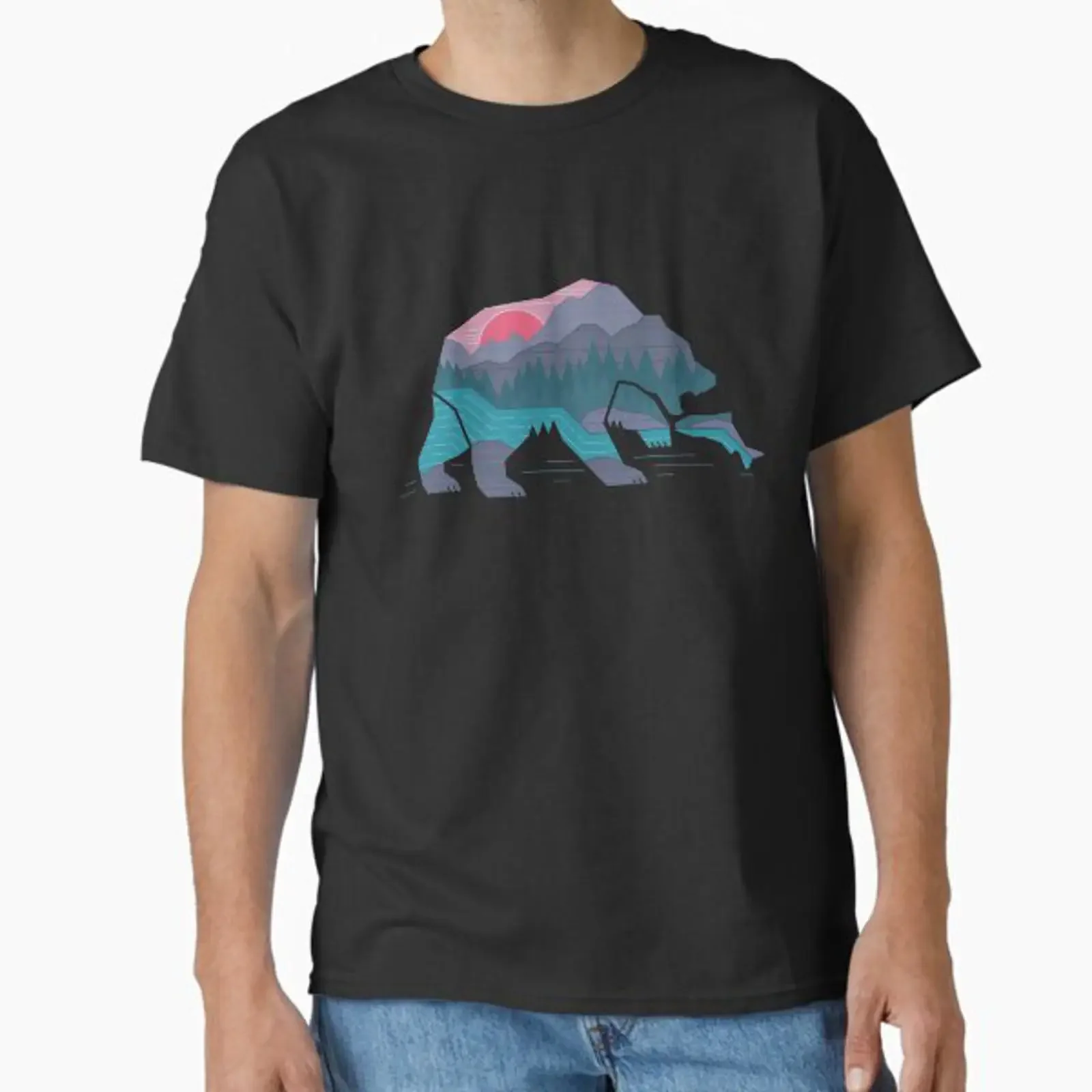 Фото Винтажный модный топ от Bear Country, разработанный и продаваемый компанией thepapercrane, для повседневной носки, эластичный, мягкий, в стиле кэжуал. №1