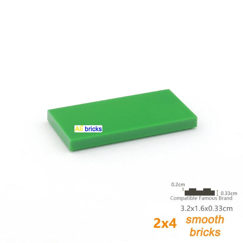 160 шт. MOC Brick Parts 87079 Плитка 2x4 con Groove совместимый Building Block particelle fai da te Assmble Kid Puzzle Toy regalo