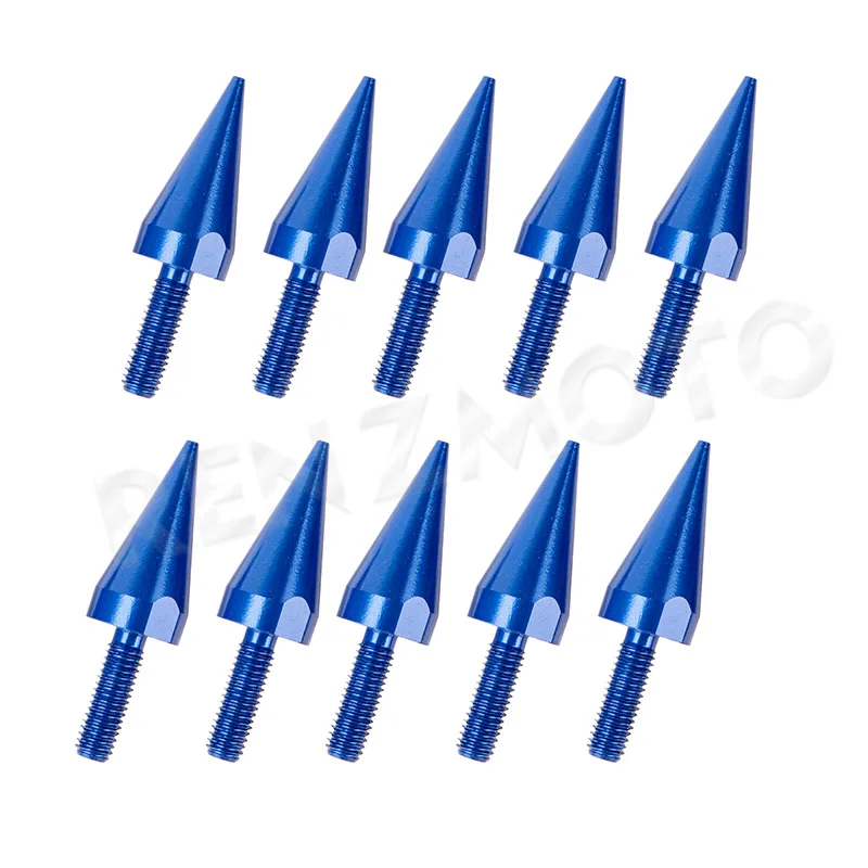 

10pcs Motorcycle Windshield Fairing Bolts Nuts Kit for Kawasaki Ninja EX 250 88-07