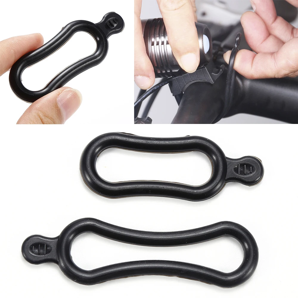 

2Pcs O-shape Silicone Rubber Band Rubber Ring Sealing Kit For Bicycle Headlight Rear Lamp MTB Bike Handlebar Torch Holder