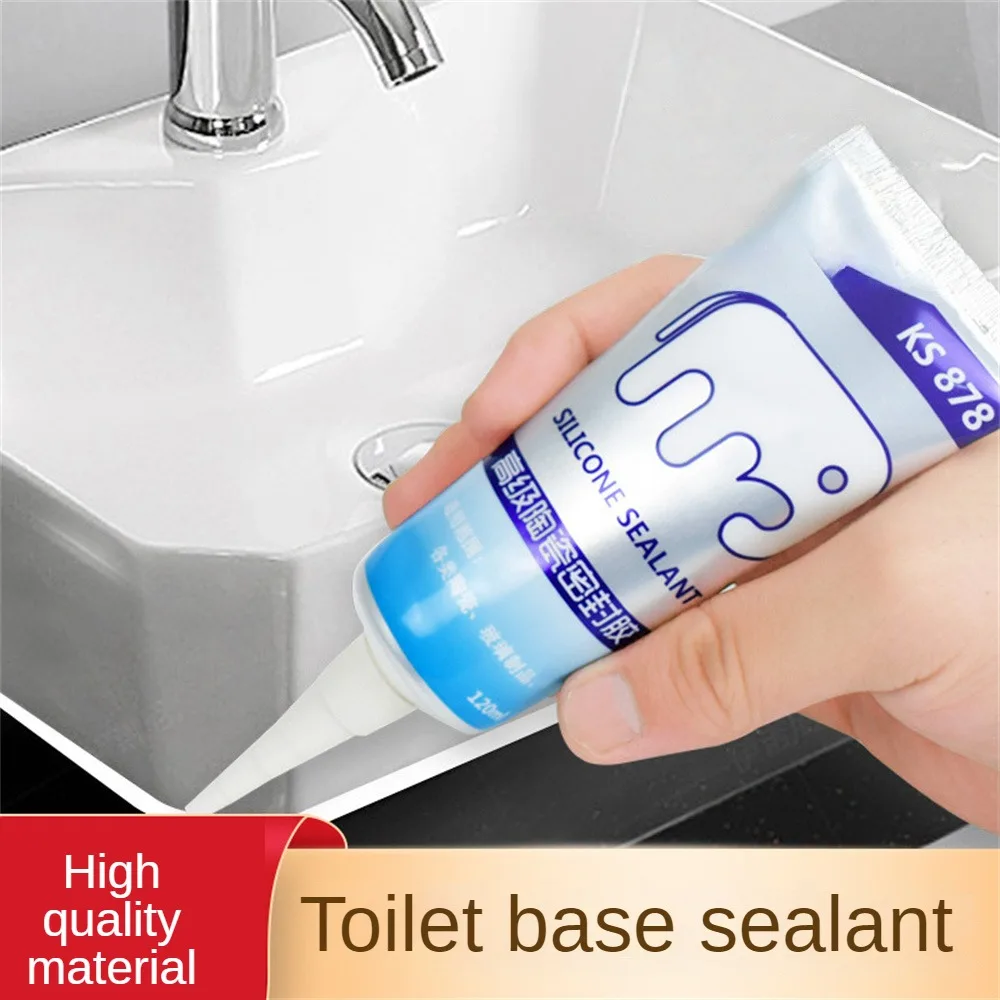 

Good Abrasion Resistance Strong Viscosity Paste Toilet Bottom Sealant Oil Stain Resistant Ceramic Sealant Glass Cement Plugging