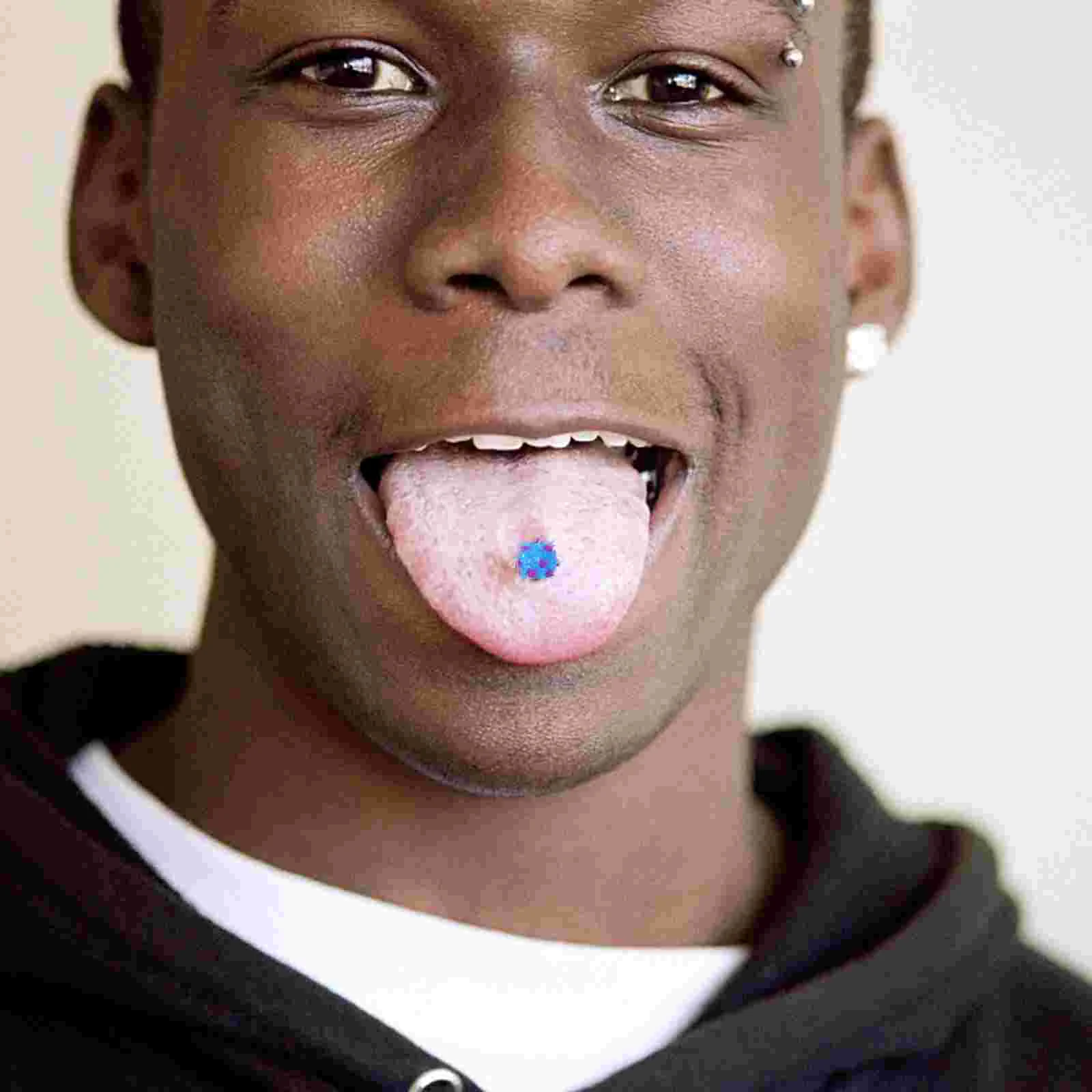 10 шт. волосатый шарик булавка для языка пирсинг ювелирные изделия физические