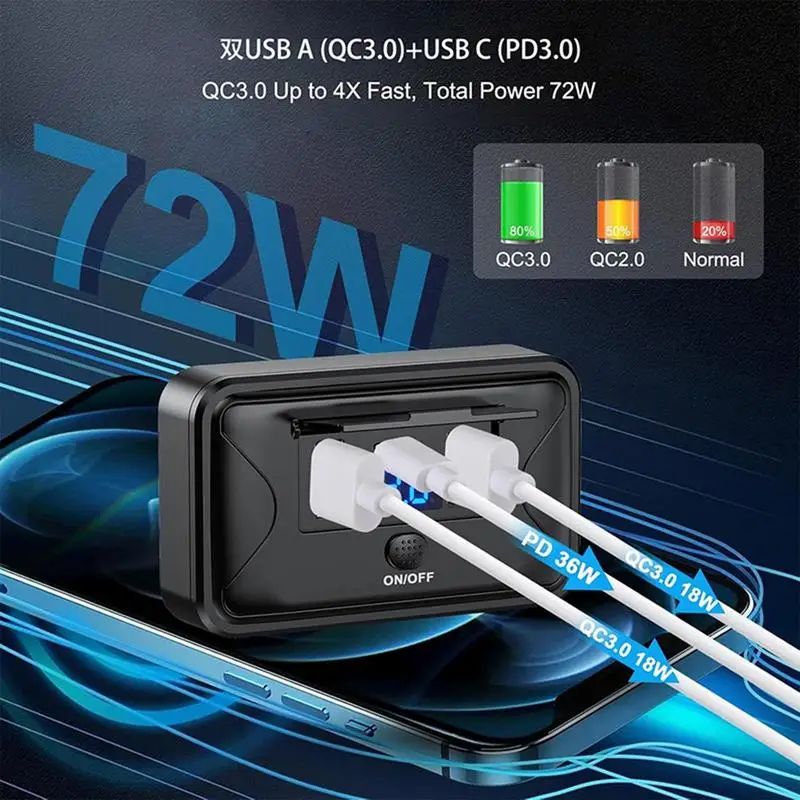 Автомобильное зарядное устройство Адаптер для настенной вилки Настенная