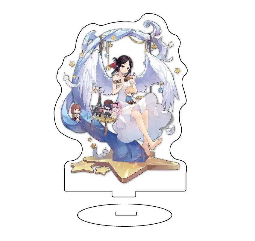

Аниме Kaguya-sama:Love Is War Shinomiya Kaguya, подставка, фигурка, акриловая модель, пластина, игрушки для студентов, Настольная подвеска