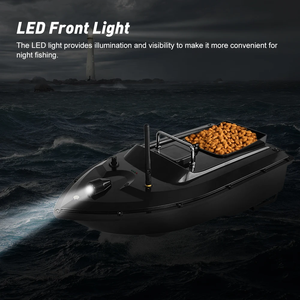 RC Smart Fishing Bait Boat 500M Remote Control Carp Initiator Remote Range Fish Finder Ship Speedboat 1.5KG Load enlarge