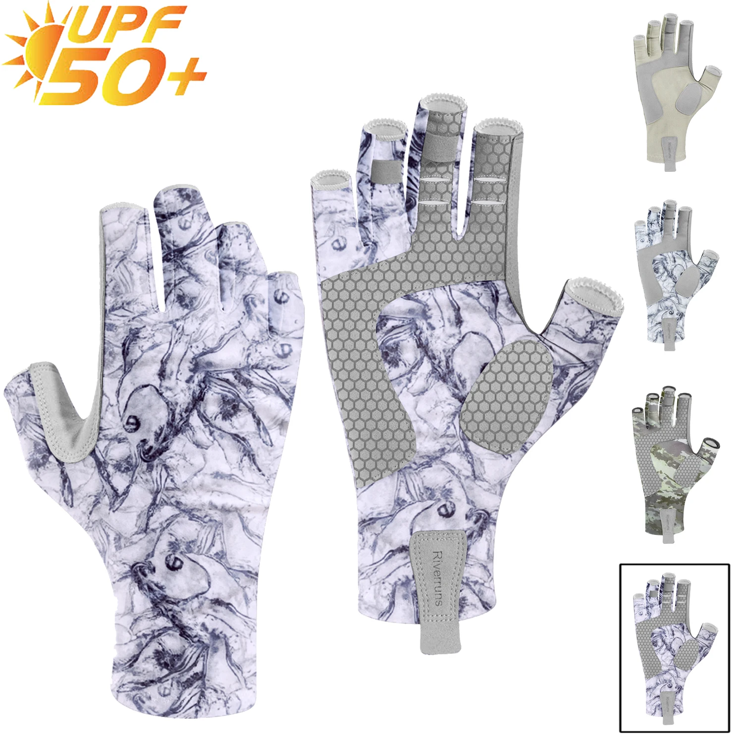 

Перчатки для рыбалки без пальцев F Riverruns предназначены для мужчин и женщин, для рыбалки, лодочного спорта, каякинга, пешего туризма, бега, вел...