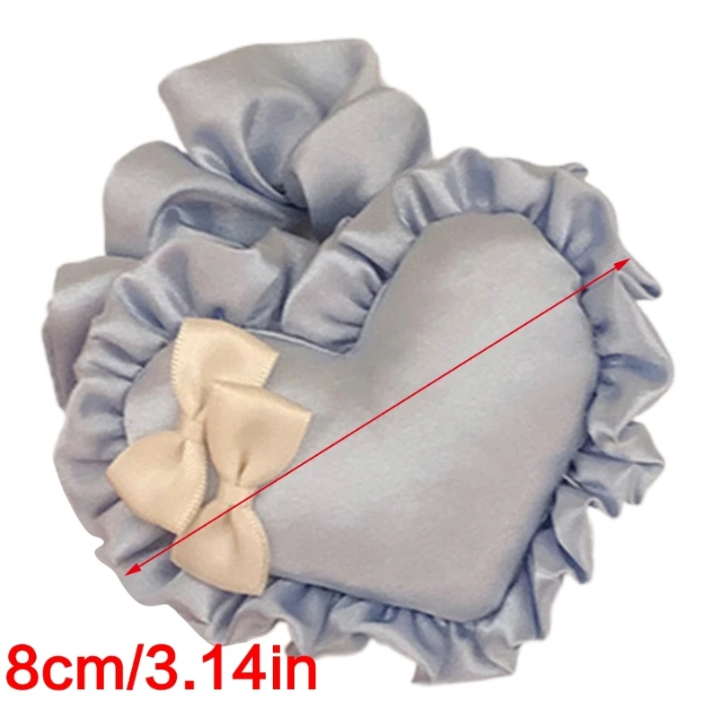 Женская эластичная резинка для волос в форме сердца/бантом веревка не повредит