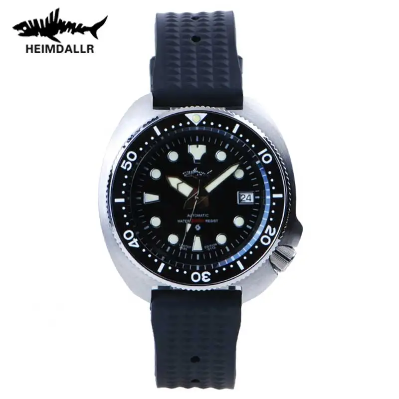 

Мужские часы Heimdallr для дайвинга, сапфировый кристалл, 20 АТМ, водостойкие, керамические, японские NH35 автоматические механические наручные часы