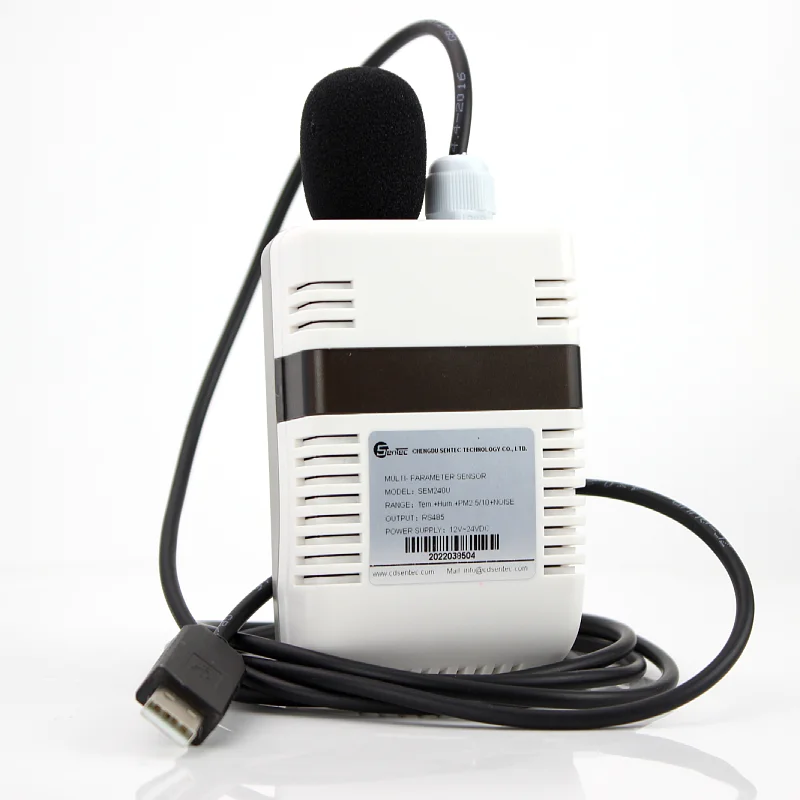 

SEM240U Indoor PM1.0 PM2.5 PM10 Dust Particles Meter Sensor 4-20mA/0-5V/0-10V/RS485 with Display