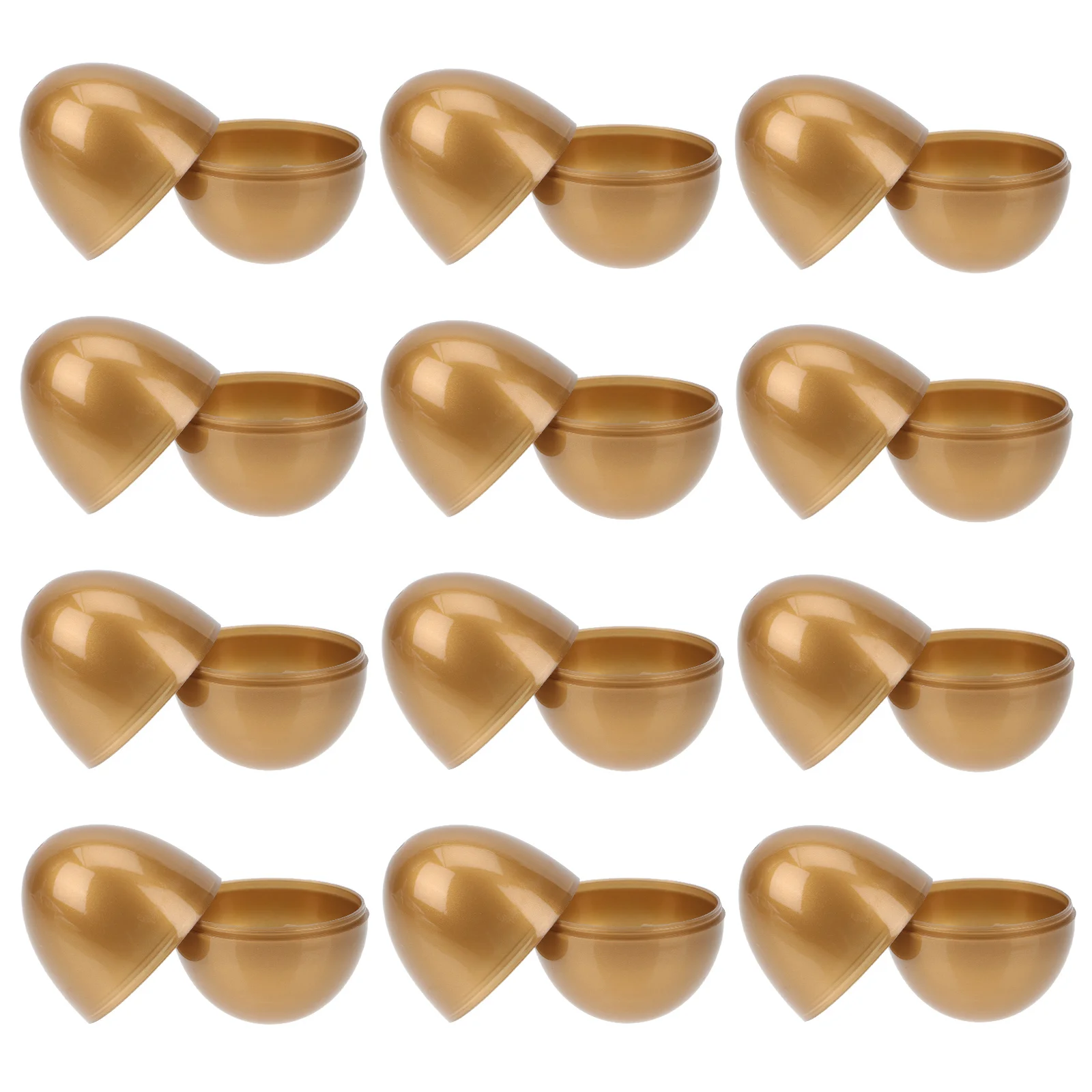 

Easter Eggs Egg Fillablecandy Box Empty Filled Toy Clear Decor Lottery Opening Surprise Gold Ornaments Golden Eggshells Gift