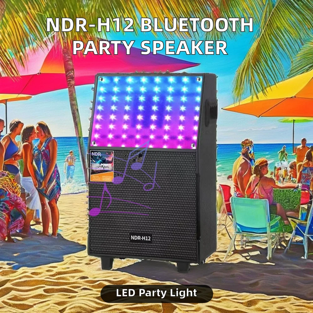 NDR-H12 12-дюймовый портативный сабвуфер для дома, диджеев, домашнего кинотеатра, сцены, компьютера, вечеринок, мини-дизайн, питание от постоянного тока. (art.: 3920dd281f6ff) - 3920dd281f6ff