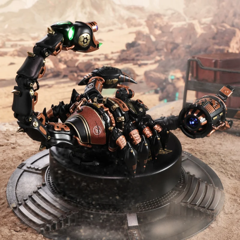 Robotime Rokr MI Series 4 вида пластиковых пазлов императорские жуки скорпиона Золотая