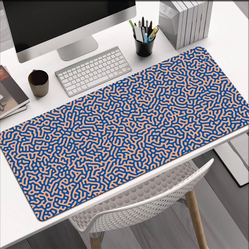 Texture Design Lock-edge Extended Large Mouse Pad Office Desktop Non-slip Keyboard Desk Computer Game 40x90 XL Rug