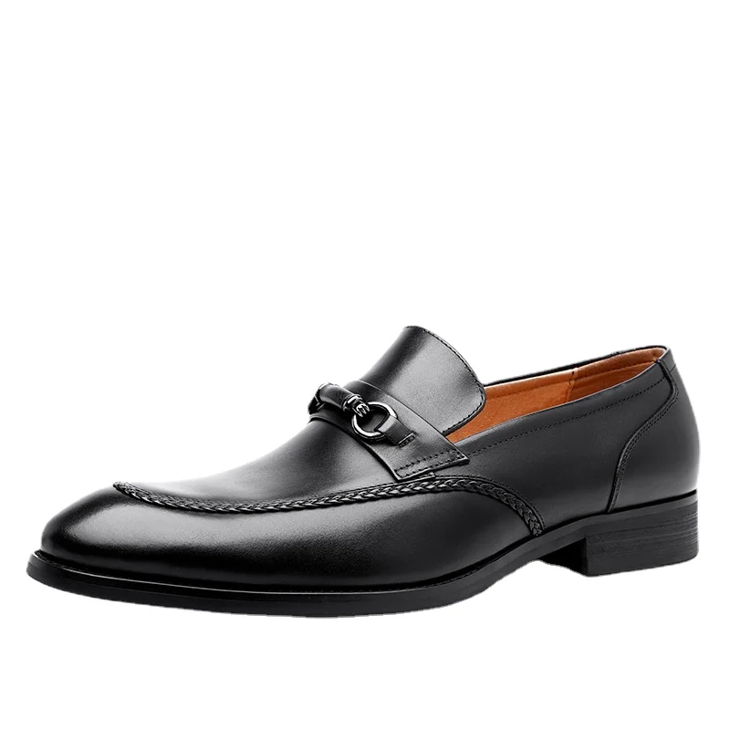

Italian Style Handmade Men's Shoes Genuine Leather Loafers Business Formal Office Shoes Luxury Design Man Flats Soft Moccasins