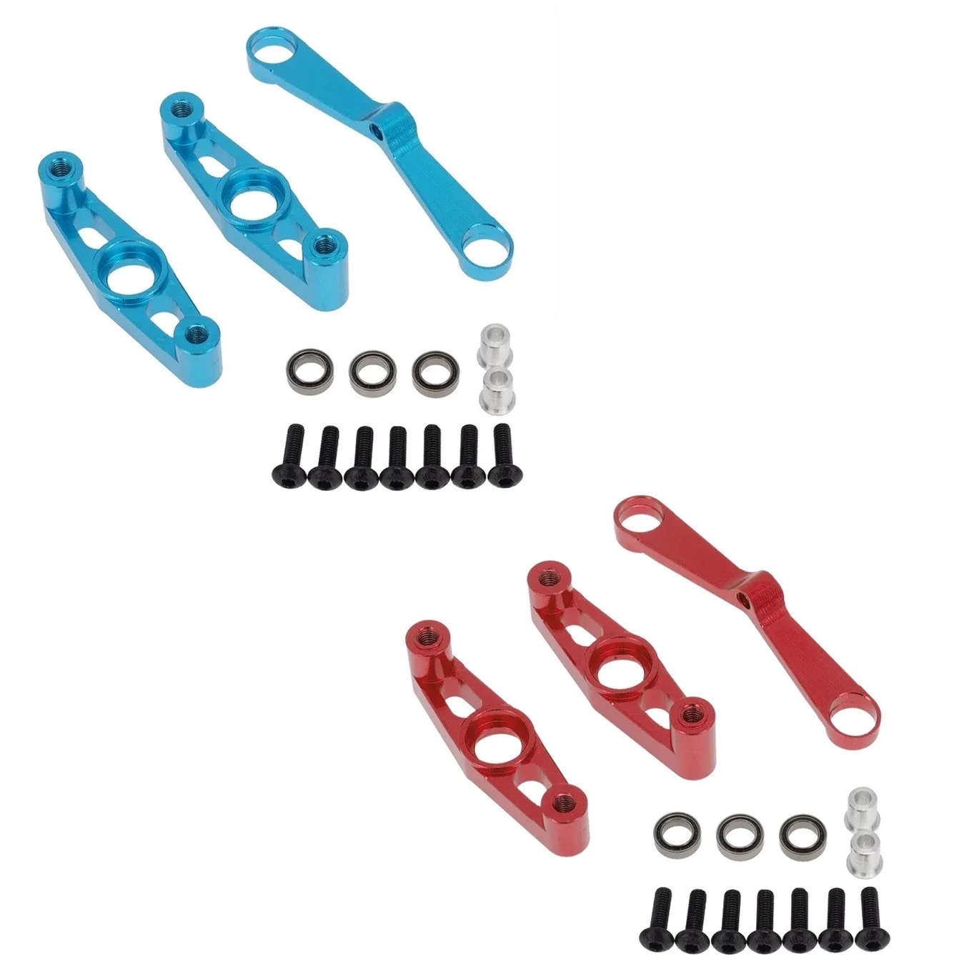 Металлический комплект рулевого механизма для Tamiya TT02 TT-02 TT02B TT02T 1/10 аксессуары