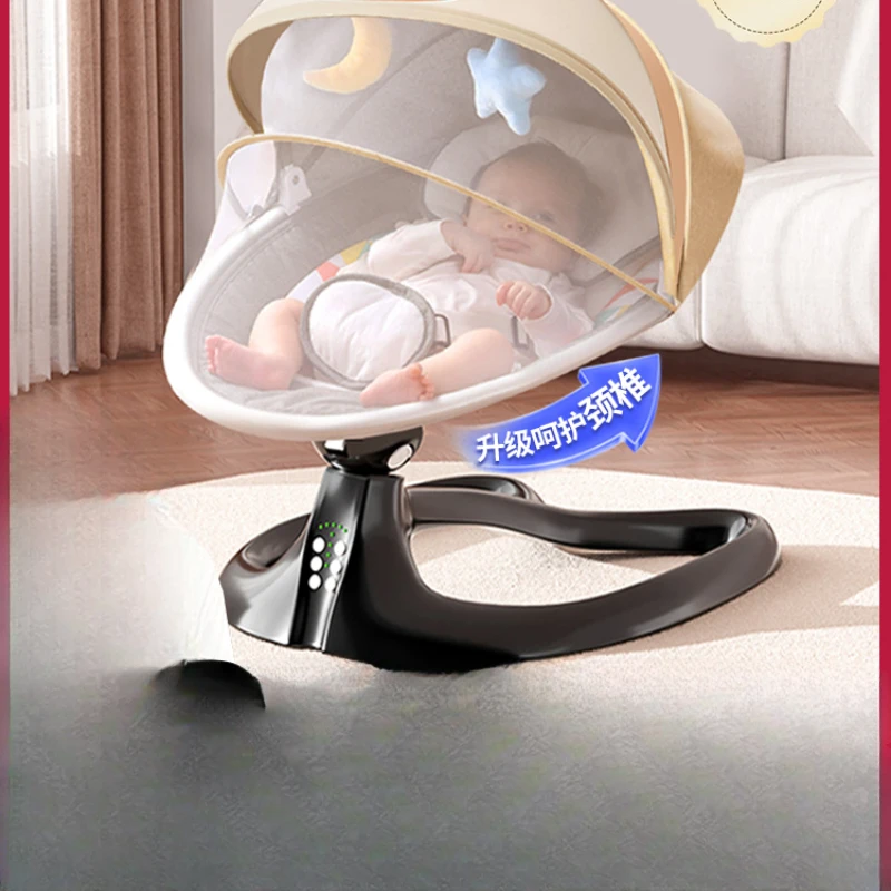 

Coaxing baby artifact baby rocking chair coaxing recliner with baby rocking bed newborn baby electric cradle comfort chair