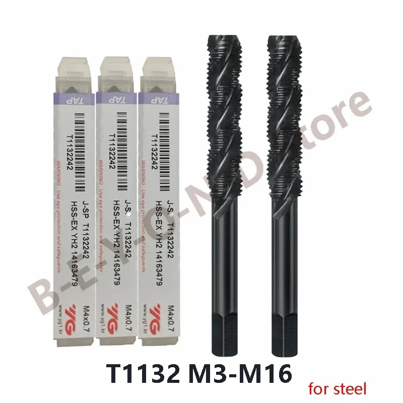

Оригинальные метчики YG-1 T1132 для обработки резьбы из углеродистой стали, легированной стали M3 * 0,5 M6 * 1 M8 * 1,25 для глухих отверстий M10 * 1,5 M12 * 1,75 M16 * 2,0