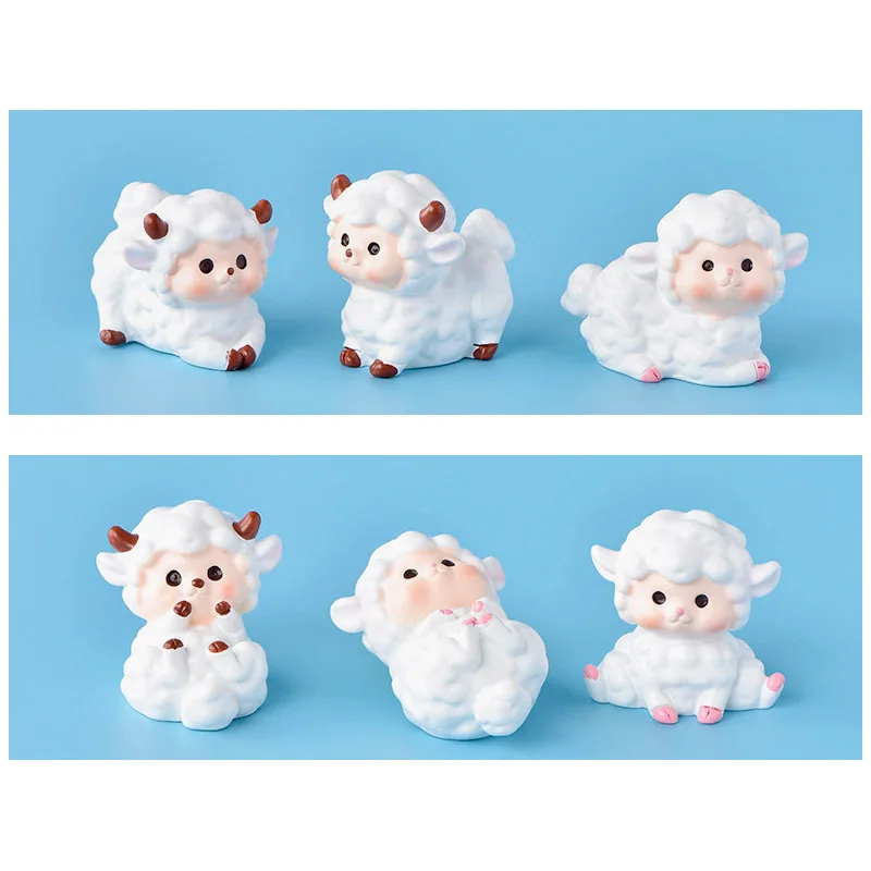 

Милые мини-животные еж овечка курица Фея Сад украшения статуэтки Миниатюрные микро технические полимерные игрушки