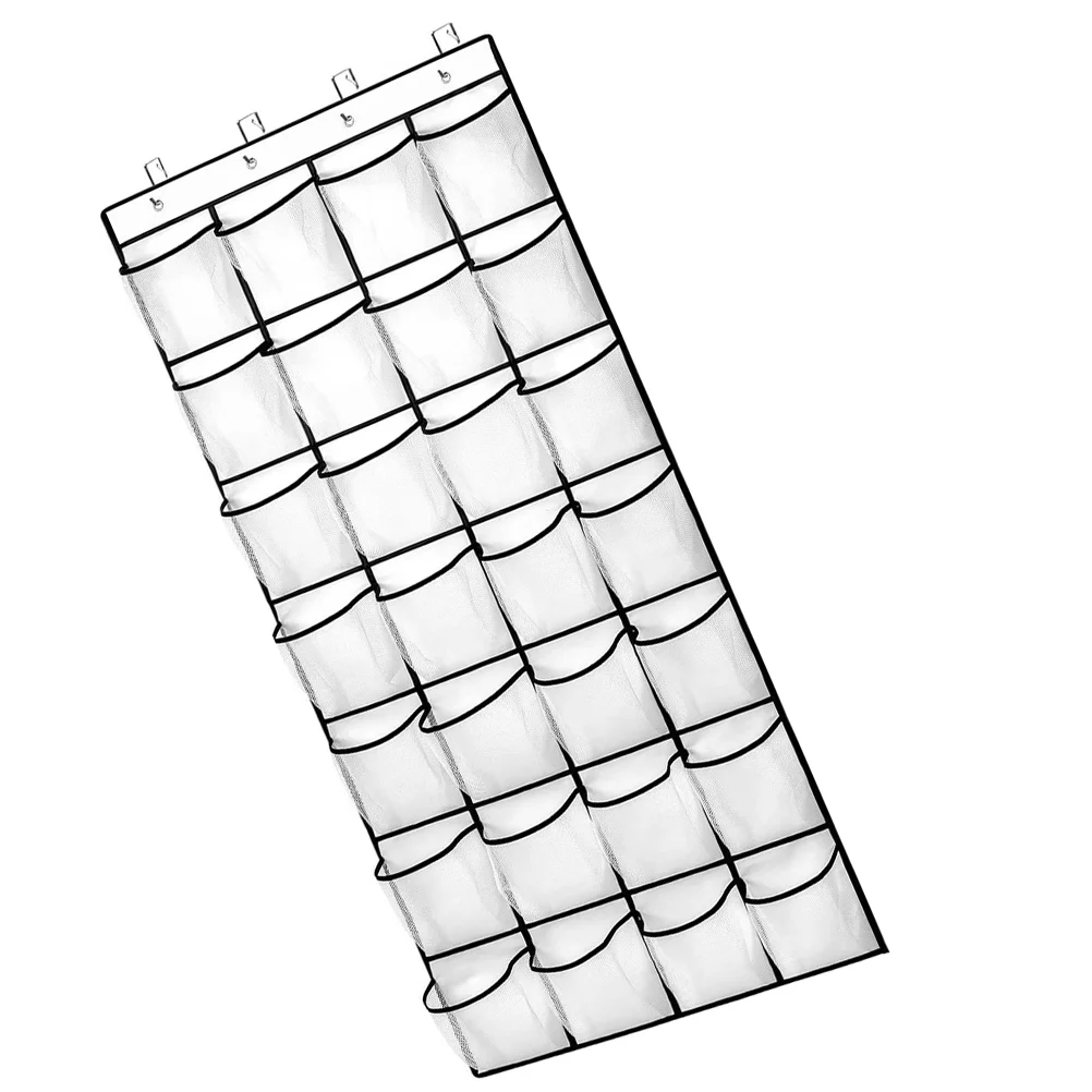

Shoe Shelf Hanging Bags Door Hanger Organizer Storage White Multi-function Over The