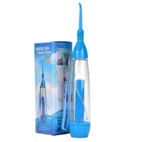 portable oral irrigator manual inflatable water spray dental floss dental irrigator mouthwash water flosser water pick