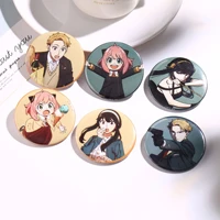 anime spy family cosplay badge loid anya yor damian bag brooch props
