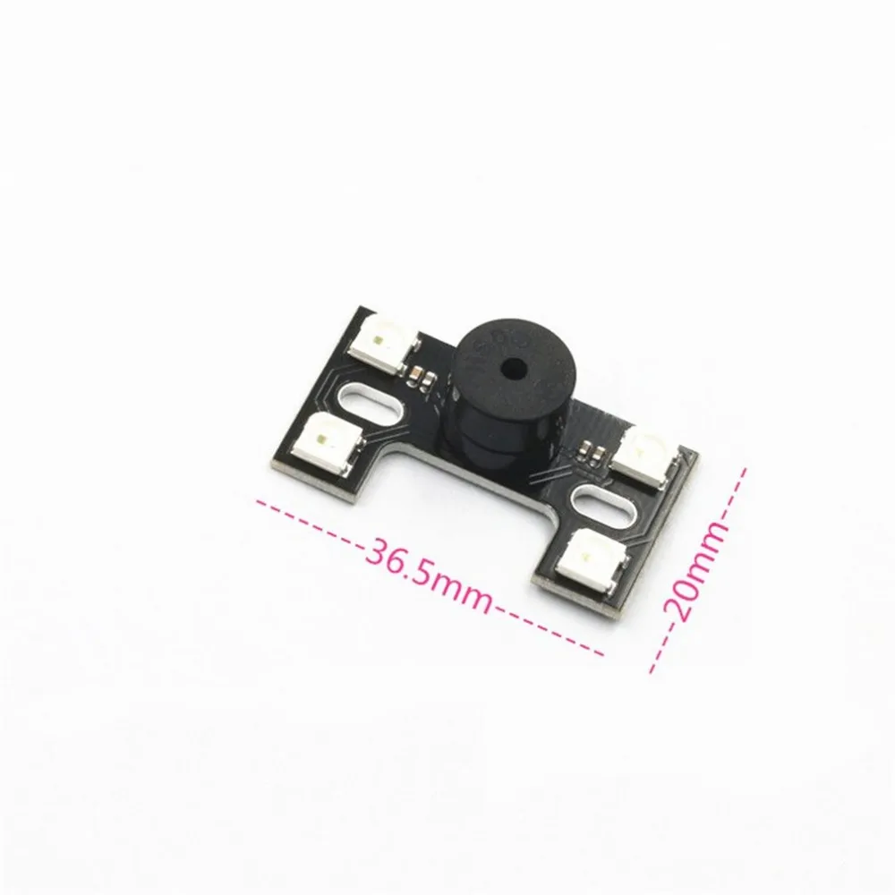 Портативный супер мини WS2812B LED + 5 В активный зуммер для NAZE32 CC3D F3 F4 Контроллер