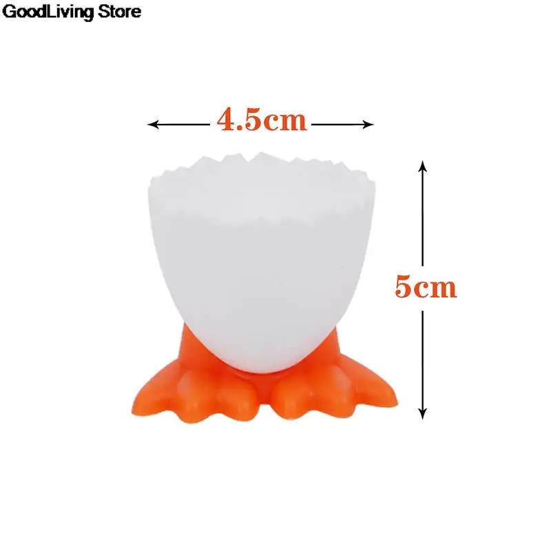 5PCS Egg Holder Creative Cute Egg Cup Holder Egg Opener Separator Boiled Stand for Eggs Container Kitchen Tools Gadgets images - 6