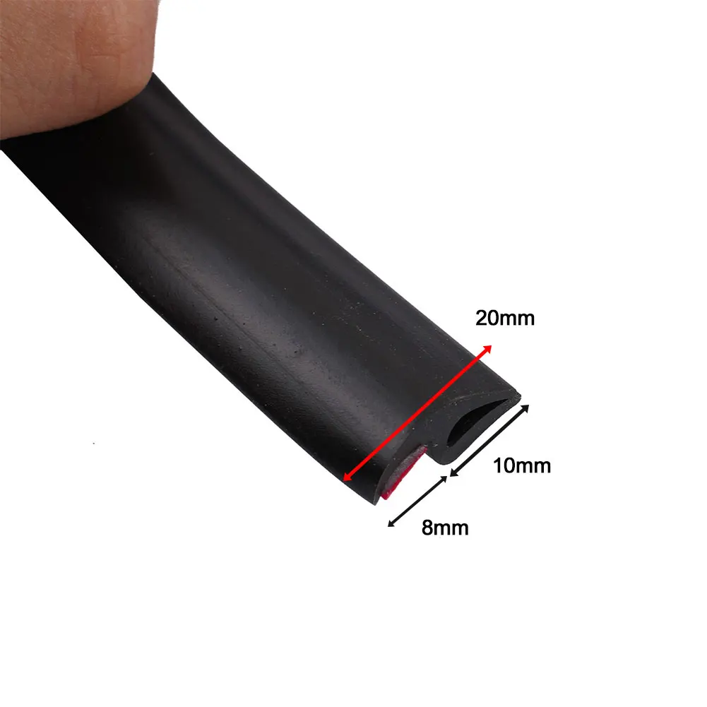 

High Quality Sealed Strip Windshield Windshield Moulding Panel Rubber Trim Universal Upgraded W/ Tape Adhesive