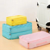 travel storages bags set lightweight folding stored clothes tidying storage bag carry underwear traveling package nylon handbag
