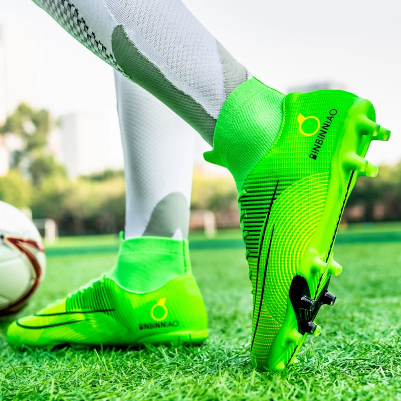 Men Outdoor FG/AF Football Boots Futsal Professional Unisex Soccer Shoes High-quality Grass Training Sport Ultralight Non-Slip