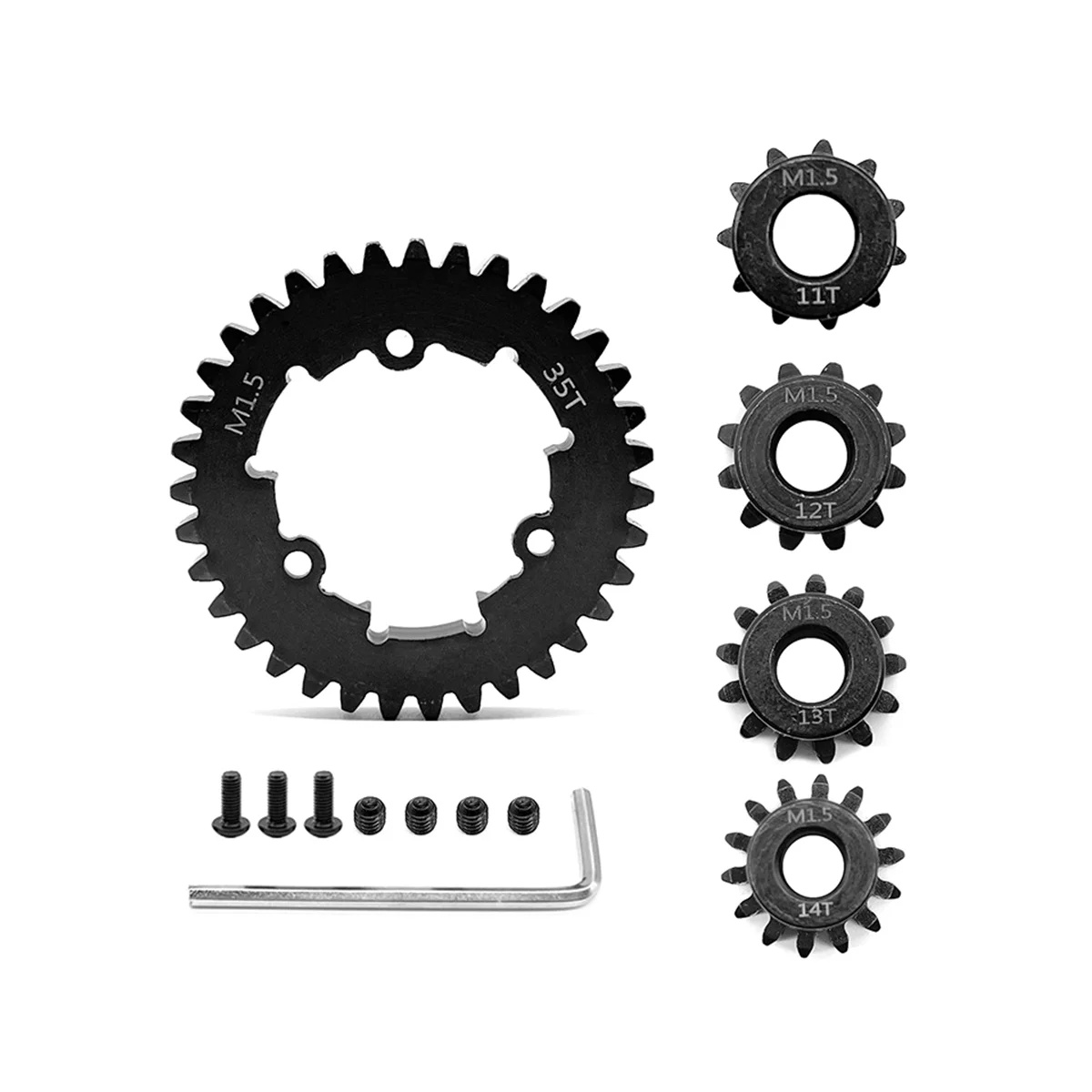 

For 1/5 X6S/8S XRT Universal Medium Carbon Steel Motor Gear with 35T Suit /1.5 Modulus