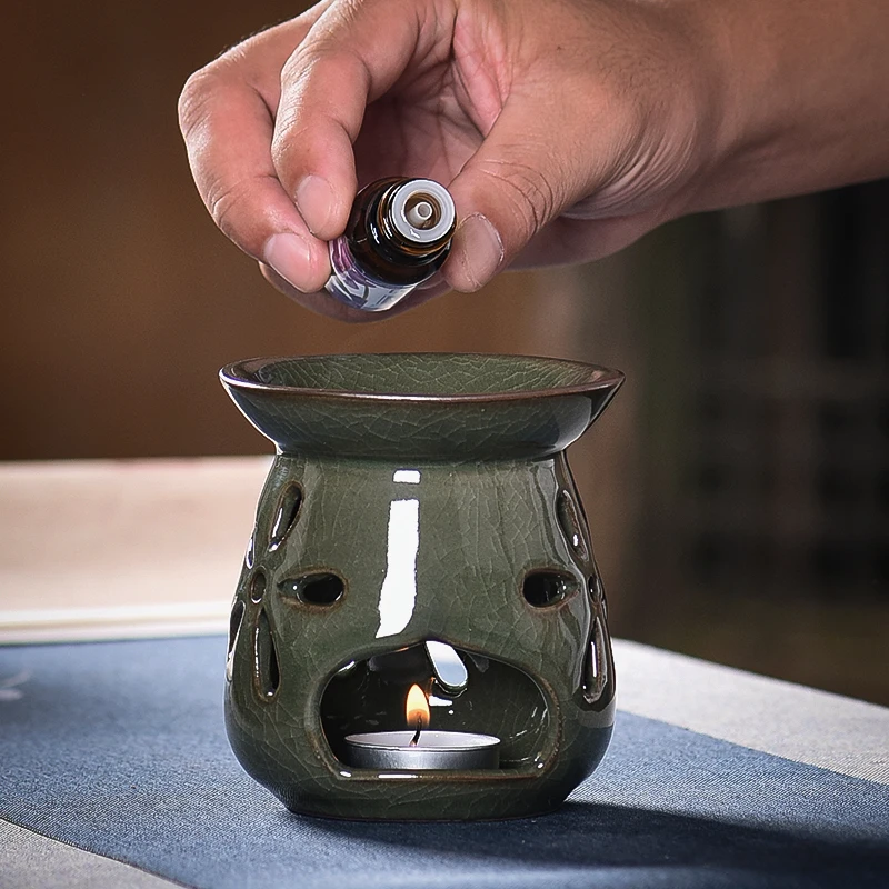 

Handmade Aromatherapy Incense Burner Bedroom Creative Ceramic Oil Incense Burner Living Room Bruleur Encens Home Decor