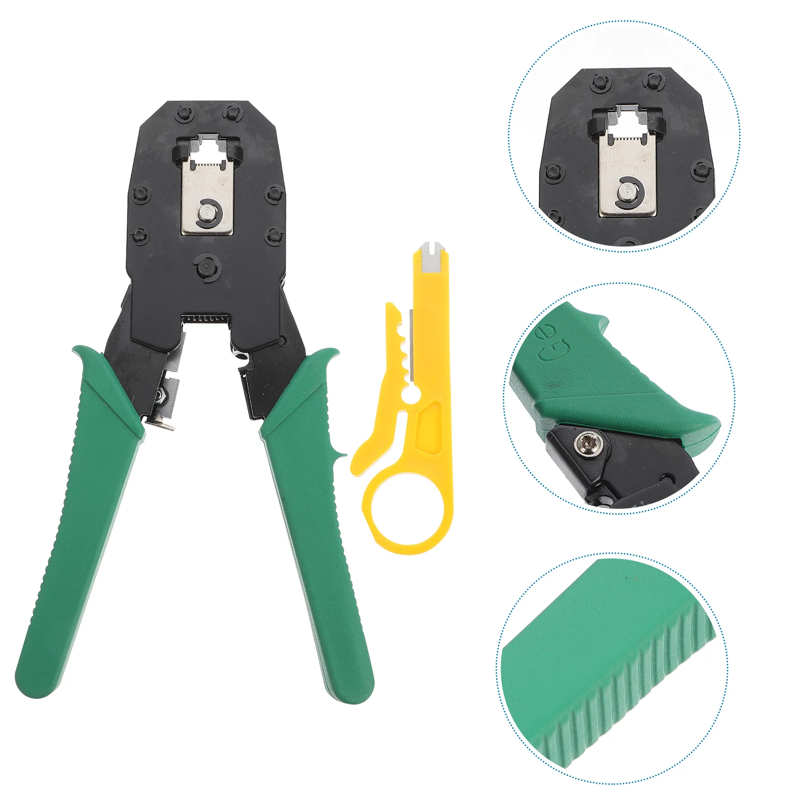 

1 Set Wire Stripper RJ45 Plug Pliers Wire Cutter Tool Ethernet Crimping Tool