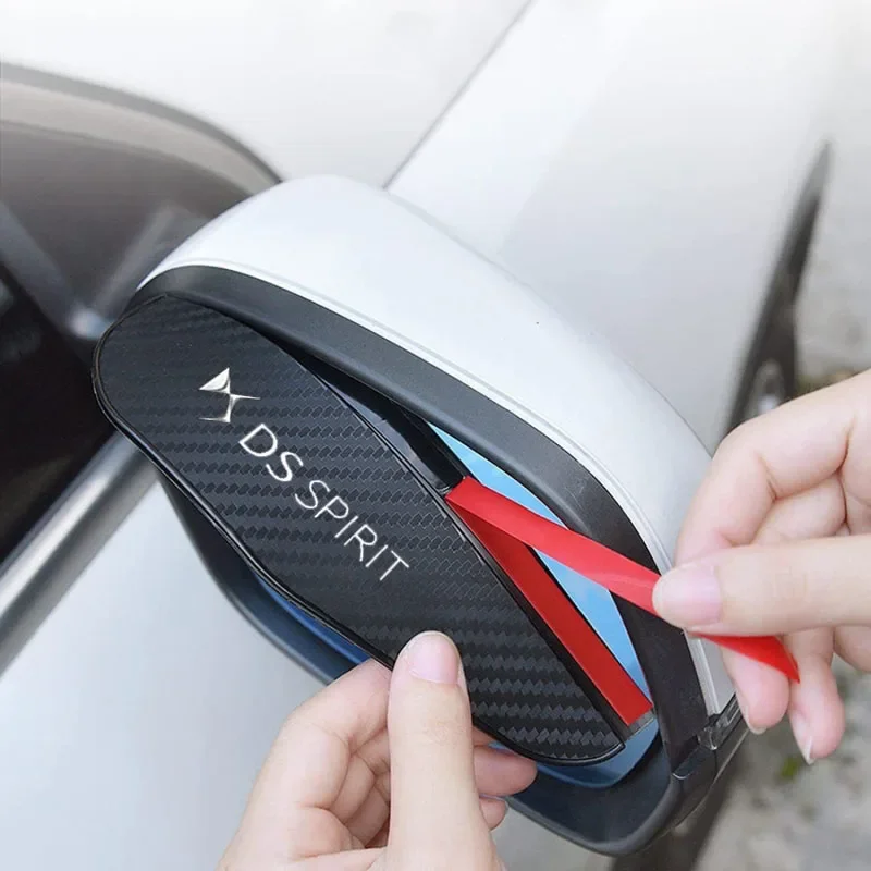 2 шт. автомобильное зеркало заднего вида от дождя козырек для бровей из