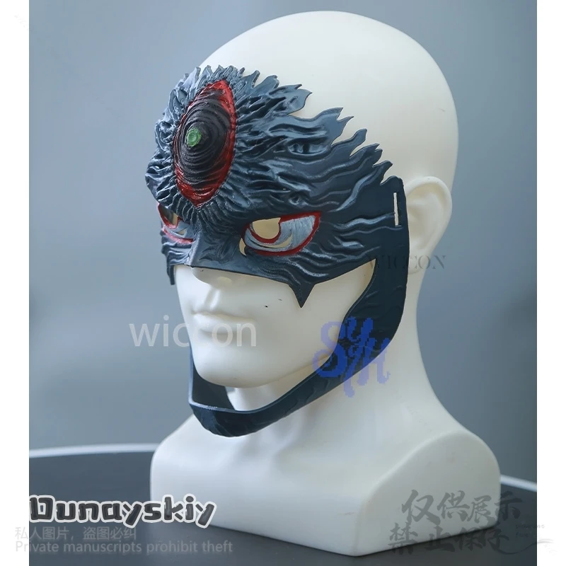 Фото JJ Enjōji Jin Косплей Dandadan SE2 Аниме Костюм Злой Глаз 3D Базовая Маска Полилактической Кислоты Ужасы Хэллоуин Рождественская Вечеринка Подарки №3