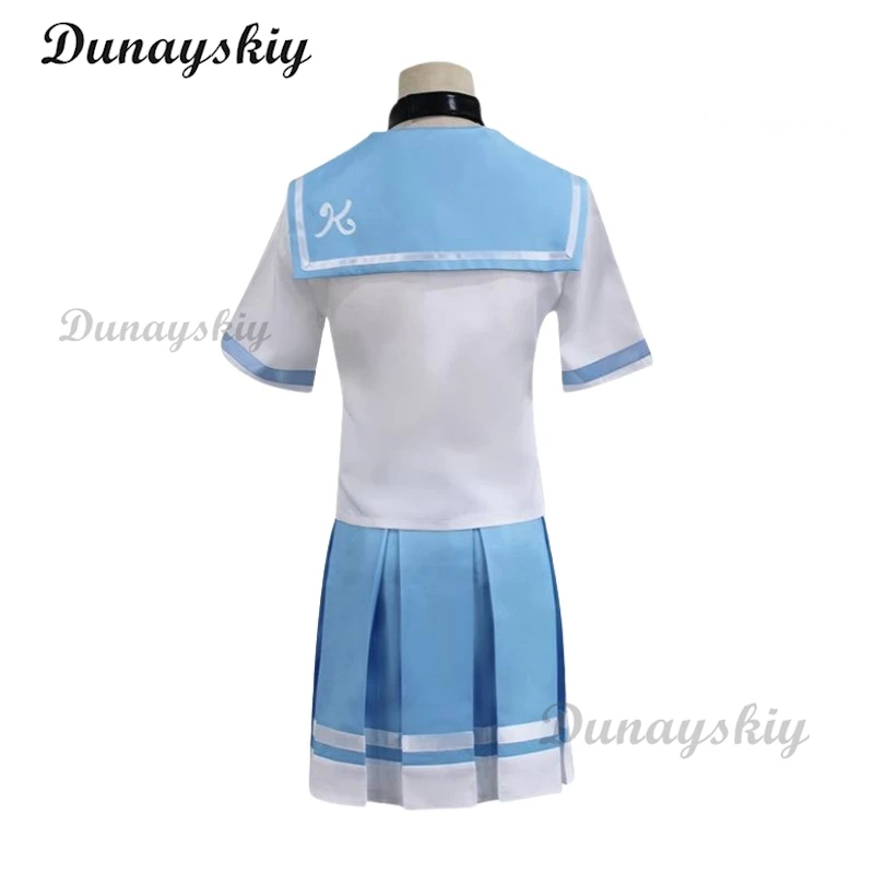 Аниме хибайк! Костюм для косплея Euphonium Liz Und Ein Blauer отогнутый касаки Nozomi Mizore