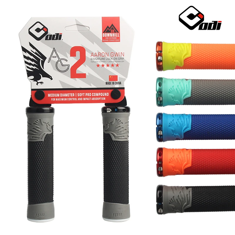 

Силиконовые ручки ODI для горного велосипеда, сверхлегкие встроенные манжеты для горного велосипеда, запираемый на руль, запчасти для велоспорта