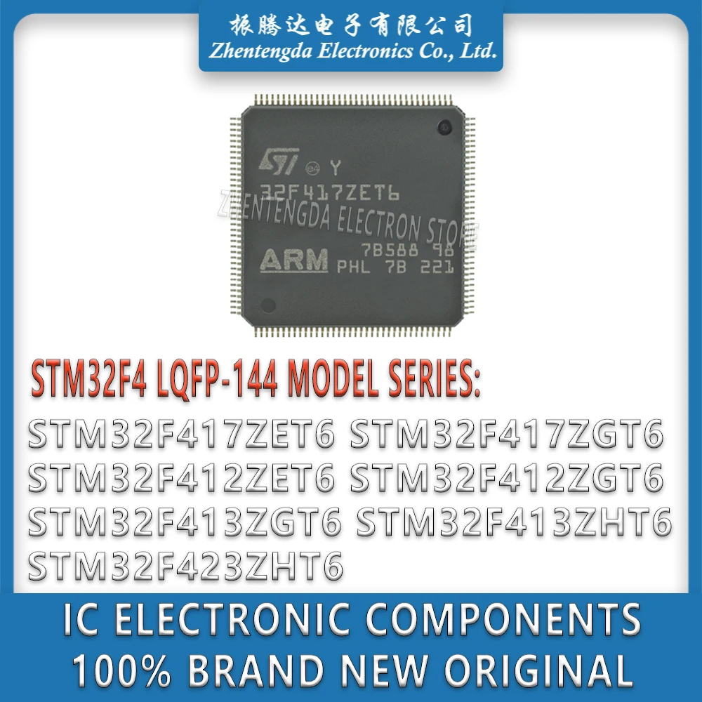 

STM32F417ZET6 STM32F417ZGT6 STM32F412ZET6 STM32F412ZGT6 STM32F413ZGT6 STM32F413ZHT6 STM32F423ZHT6 STM IC MCU Chip LQFP-144