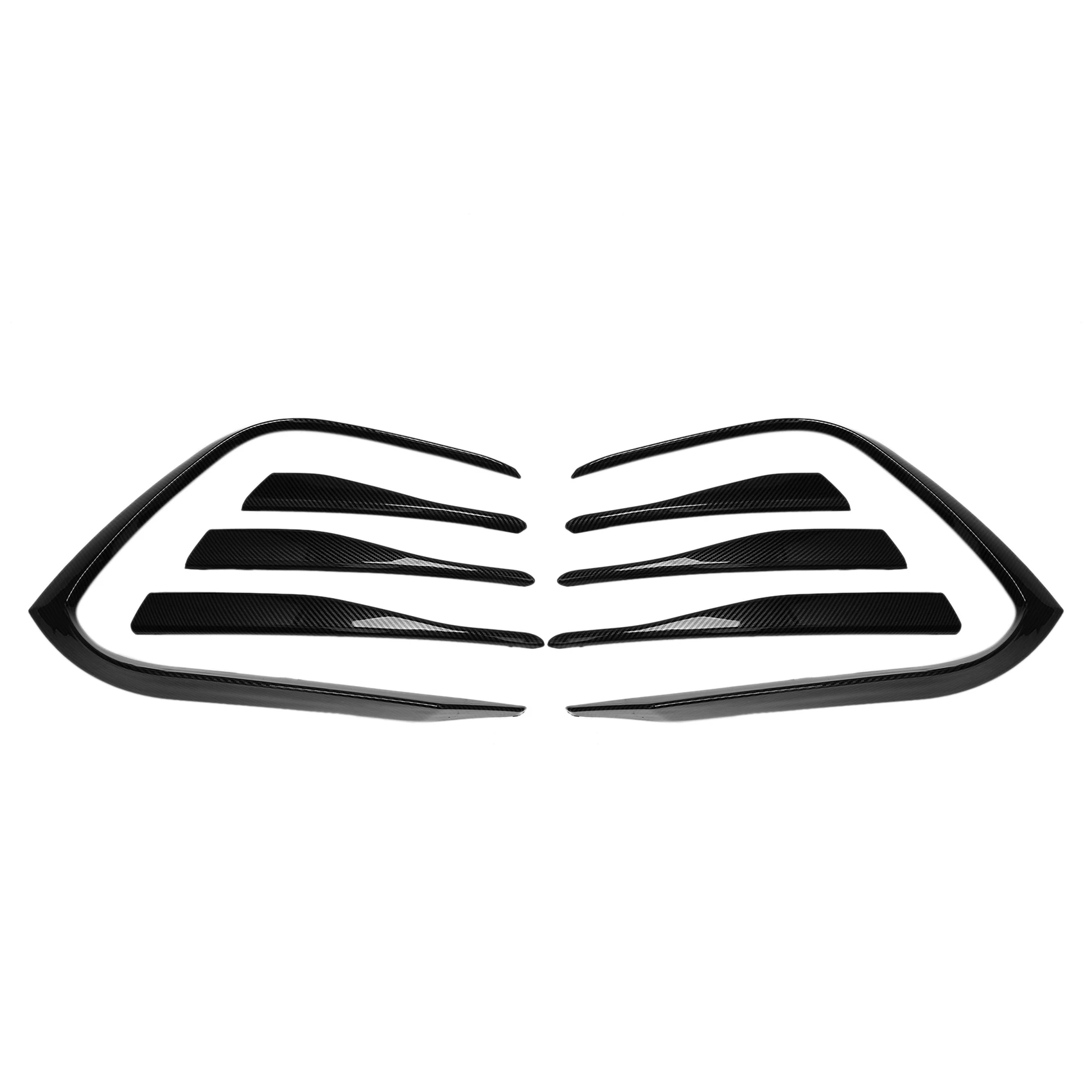 

Автомобильный передний бампер из углеродного волокна, противотуманная фара, нижняя решетка рамы, спойлер, сплиттер для-Golf 8 MK8 2020 2021