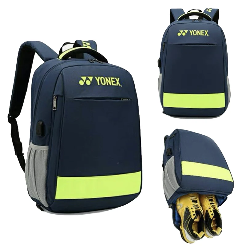 2022 New YONEX Badminton Backpack Sports Bag With Shoe Compartment For Training & Daily Using Hold Most Badminton Accessories