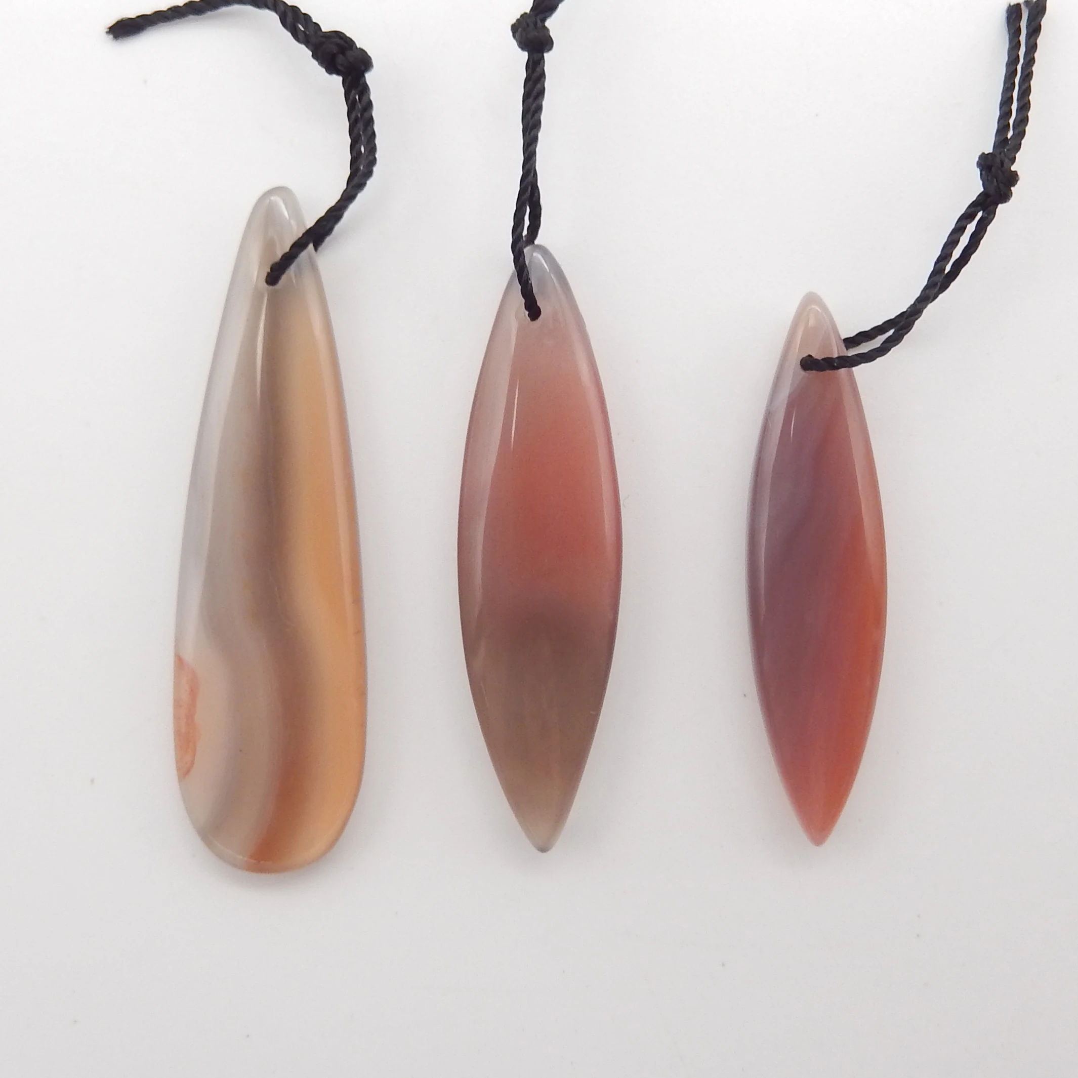 3 шт. полосатые агатные модные бусины драгоценные ювелирные украшения ожерелья