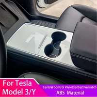 for tesla model 3 y carbon fiber abs carbon fiber abs central control panel trim