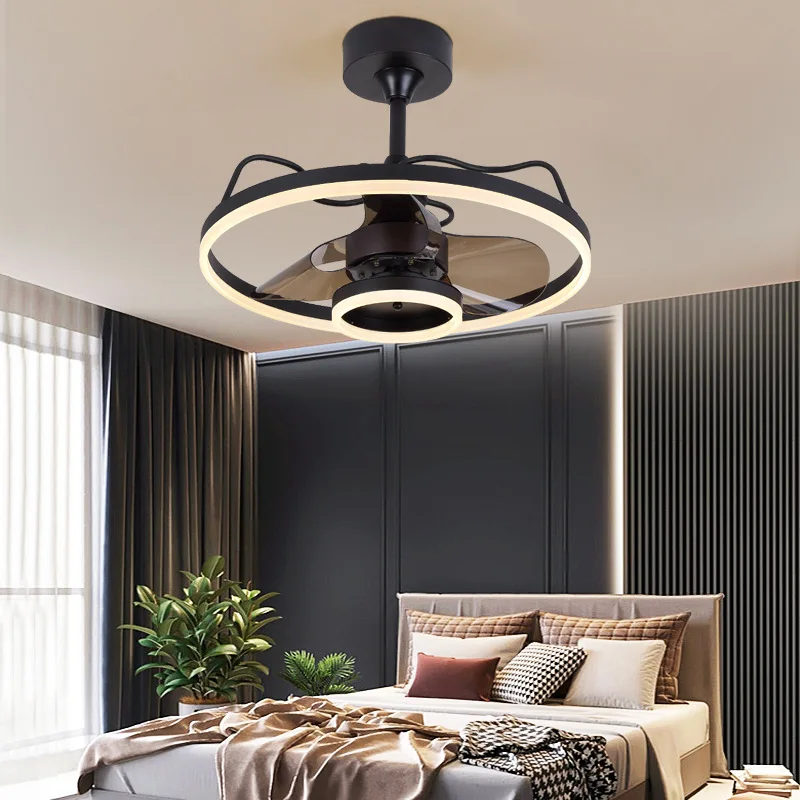 

Художественная светодиодная люстра, подвесной светильник, потолочный вентилятор со стандартным декором для спальни, ресторана, столовой, с дистанционным управлением
