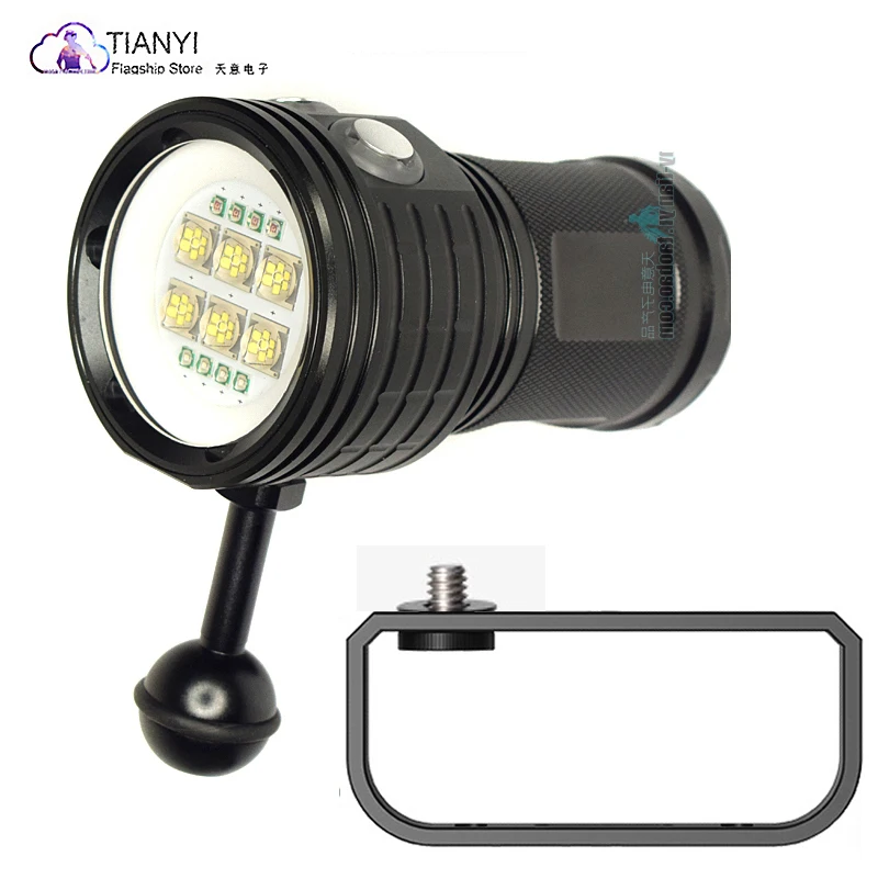 

With GOPRO professional diving fill light 12000LM ultra-bright bright blue light red light fill light photography flashlight