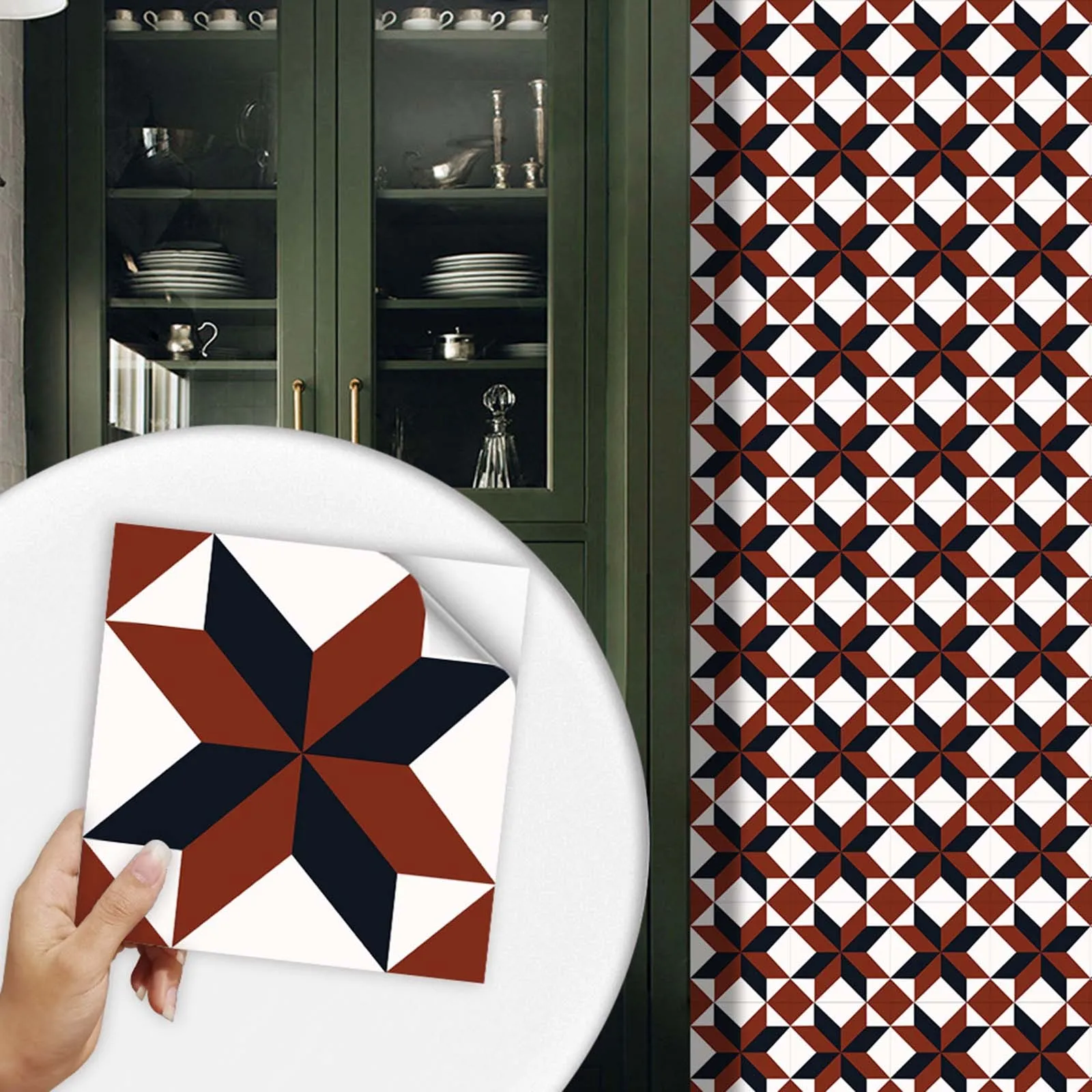 

10 шт./набор, водостойкие 3D-Наклейки для плитки