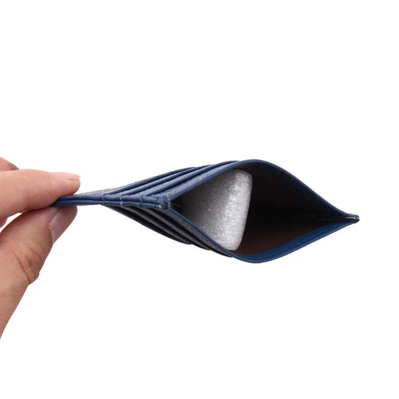 New Head Layer Cowhide Man Ma'am Ultrathin Business Card Holder Small Change Wallet For Credit Cards Genuine Leather Package