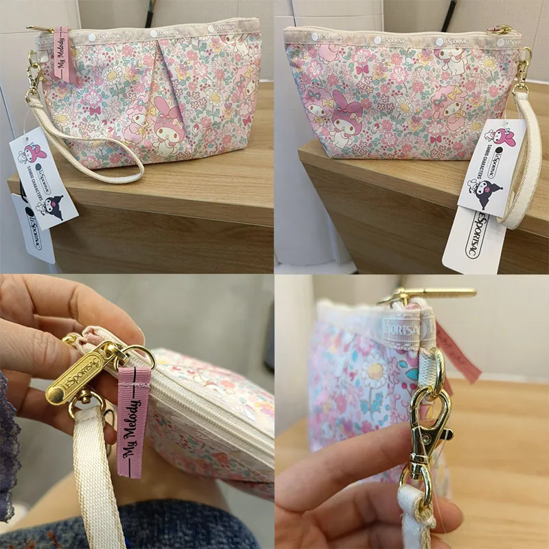 

Lesportsac мультяшный принт Co Фирменная легкая Повседневная Большая вместительная сумка для хранения на запястье Рождественский подарок для детей на день рождения