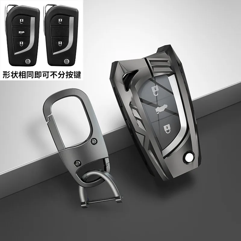 

Durable tough Fashion Remote Car Key Holder Full Cover Case For Toyota Hilux Revo Innova Rav4 Fortuner TPU keyring Accessories