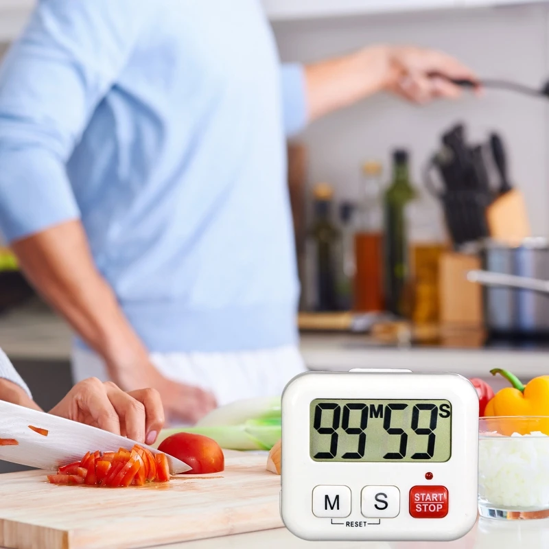 

Multi-Function Electronic Timer w/ Mute Button Kitchen Timer Learning Management Timer Suitable for Kitchen Study Work