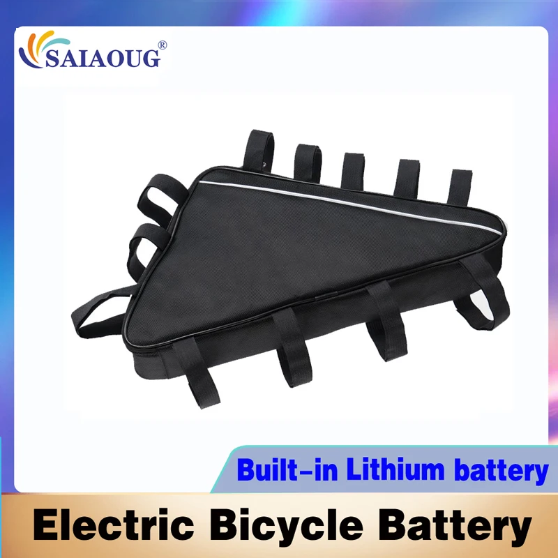 Аккумулятор для электровелосипеда с треугольным чехлом батарея 500 В 20 Ач/25 Ач/30